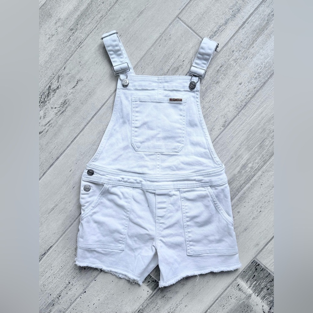 Hudson Jeans White Shortalls- size 12